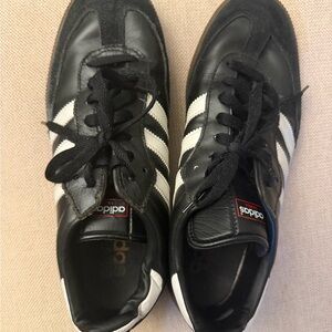 Adidas Leather Black and White Sambas